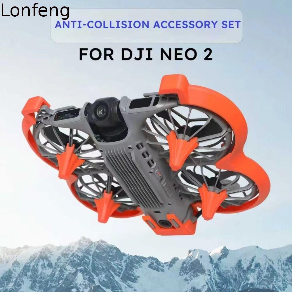 LONFEPH Anti-Collision Protector, Anti-Collision Quick Release Drone ใบพัด Guard,น้ําหนักเบา Anti-dr