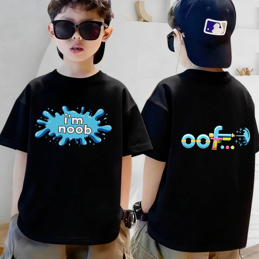 CODเสื้อยืดเด็ก i'm noob สงกรานต์ splash splash 2026 “i'm noob”ซีรีส์ เสื้อ i'm noob ของแท้