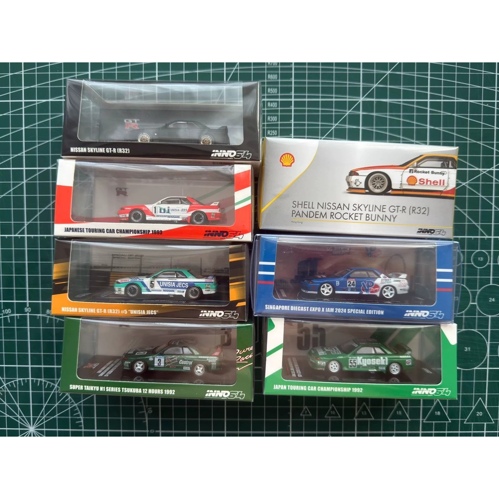 INNO64 Nissan Skyline GT-R R32 หรือ Rocket Rabbit Collection เดี่ยว IN64-R32-CA3 TAIKYU N1 #3IN64-R3