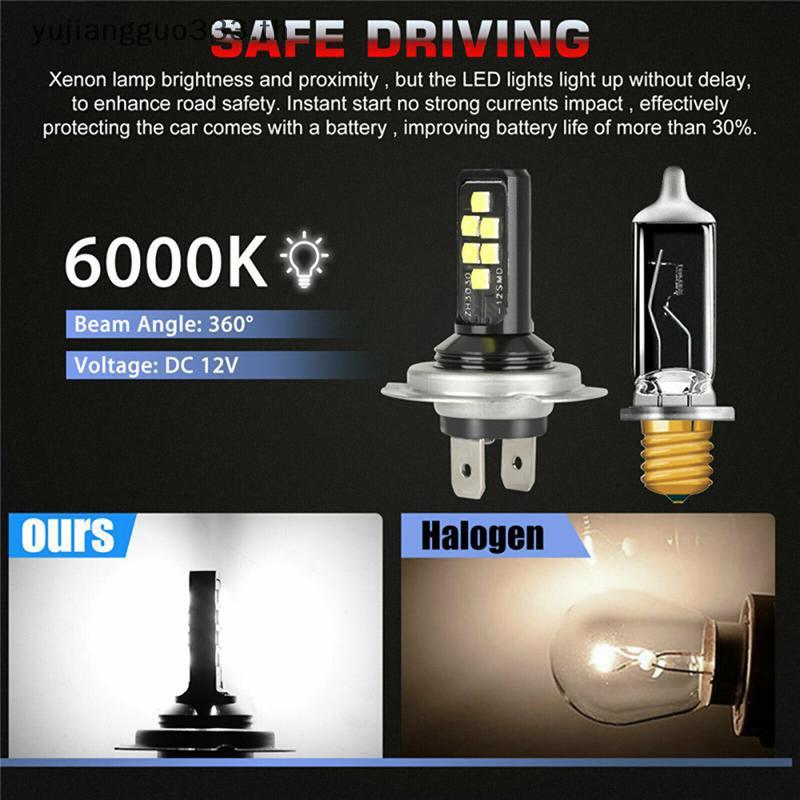 # yujiang # H4 H7 ไฟหน้ารถ LED ชุดหลอดไฟ High Low Beam LED ไฟรถยนต์หลอด LED .