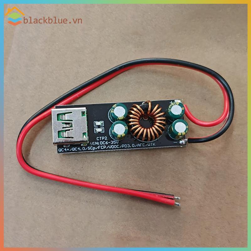 BBLUE QC4.0 QC3.0 USB Type-C Qui Charge Adapter อินพุต 6-35V Fast Power Supply Converter สําหรับสมาร