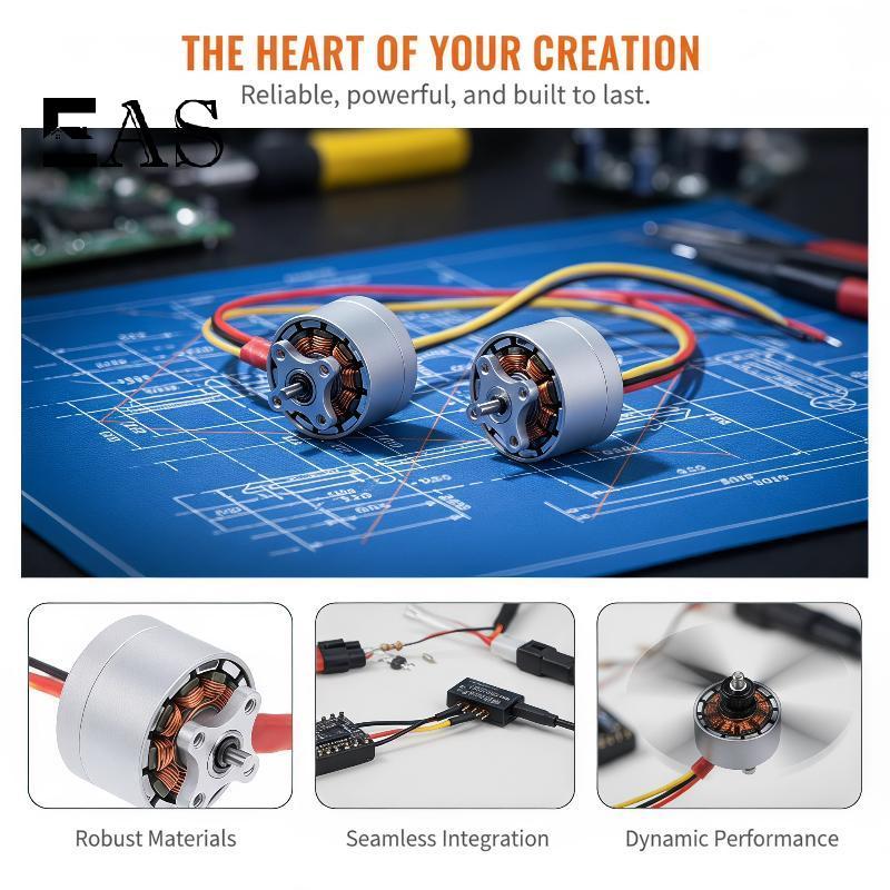 [EA] 1104 4300KV มอเตอร์ไร้แปรง 1-2S ประสิทธิภาพที่มั่นคงสําหรับในร่ม FPV Racing Mini Quadcopter DIY