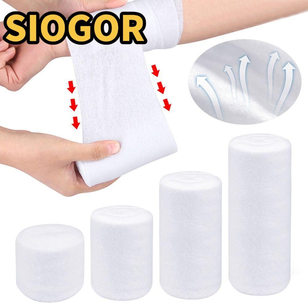SIOGOR Cast Padding Wrap, Cotton Absorbent Undercast Padding Roll, Soft Breathable Gauze Roll