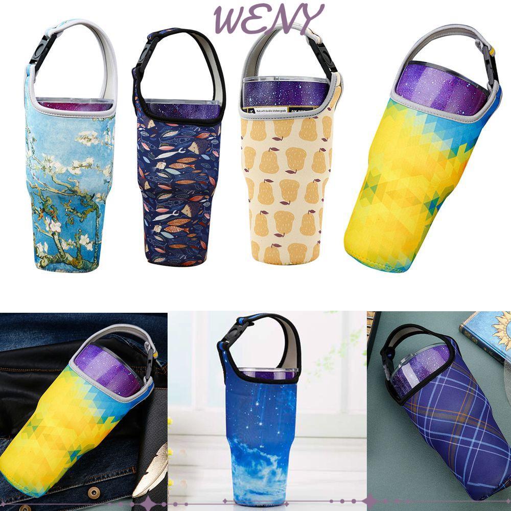 WENY Cup Sleeve Accessories Fashion Cup Pouch Carrier Portable Tumbler Mug Holder