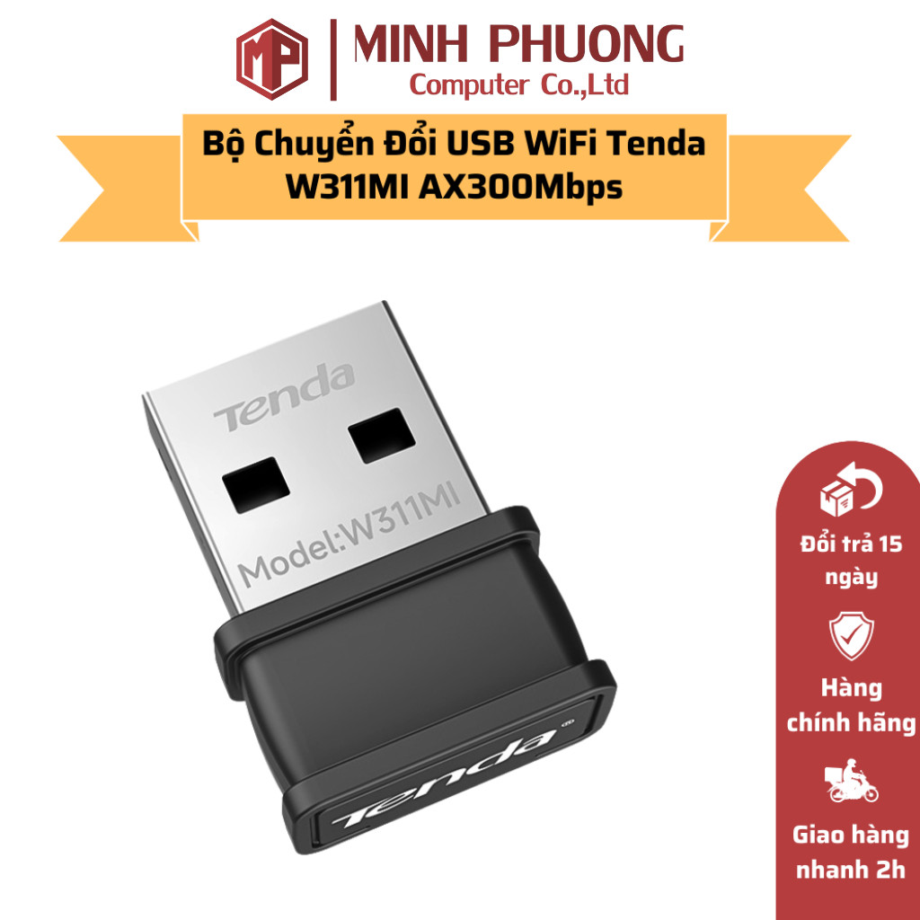 TENDA เต็นท์แท้ W311MI 300Mbps USB WiFi