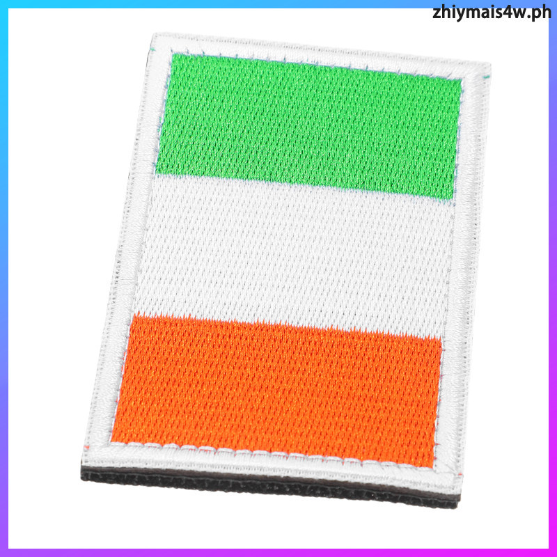 Ireland Irish Flag Patch ปัก Armband Applique Country Flag Badge สําหรับกระเป๋าเป้สะพายหลังหมวกเสื้อ