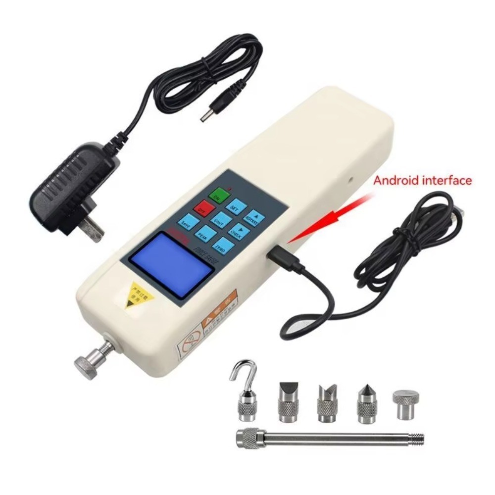 500N/1000N Digital Push Pull Force Gauge พร้อมอินเทอร์เฟซ USB Digital Dynamometer Force Traction เมต