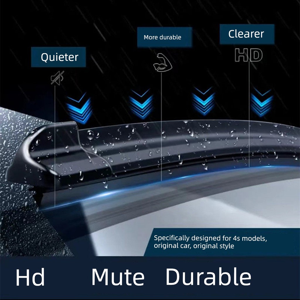 เหมาะสําหรับ Wuling Hongguang Wiper S/S1/S3/PIUS/V ที่ปัดน้ําฝนเฉพาะเฉพาะแถบปัดน้ําฝนไม่มีกระดูก