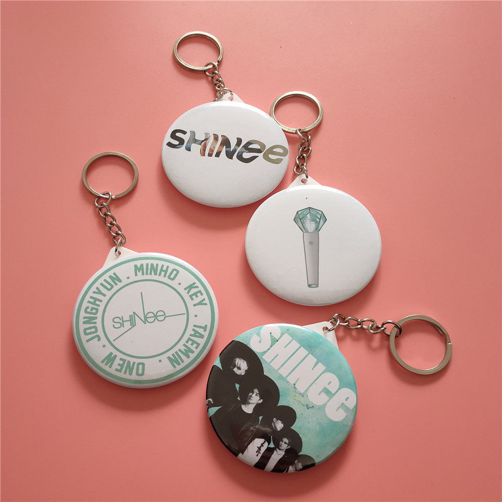SHINee พวงกุญแจจี้แบบพกพา Mirror Keyring Li Taemin Taemin สไตล์เดียวกัน ทําไมจริงจัง