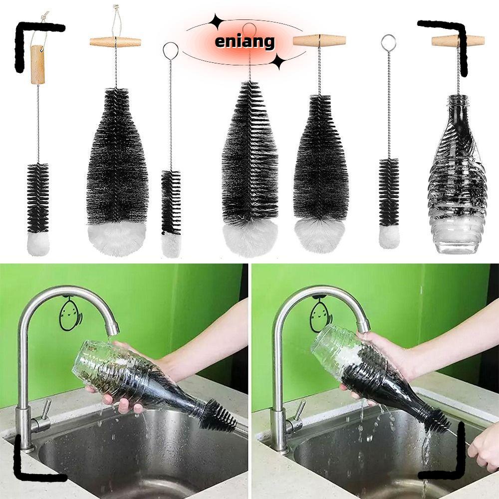 ENIANG Soda Stream แปรงขวด Multi-functional Kitchen ทําความสะอาดเครื่องมือเครื่องดื่ม Wineglass ขวดถ