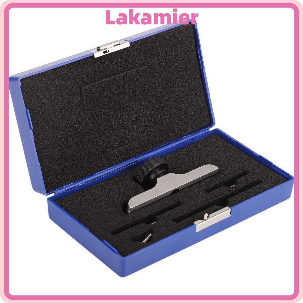 LAKA ฐานตัวบ่งชี้การหมุนความลึก, 103x17 มม. (4.1x0.7in) ขาตั้งไมโครมิเตอร์ความลึกสแตนเลส, ปุ่มเกลียว