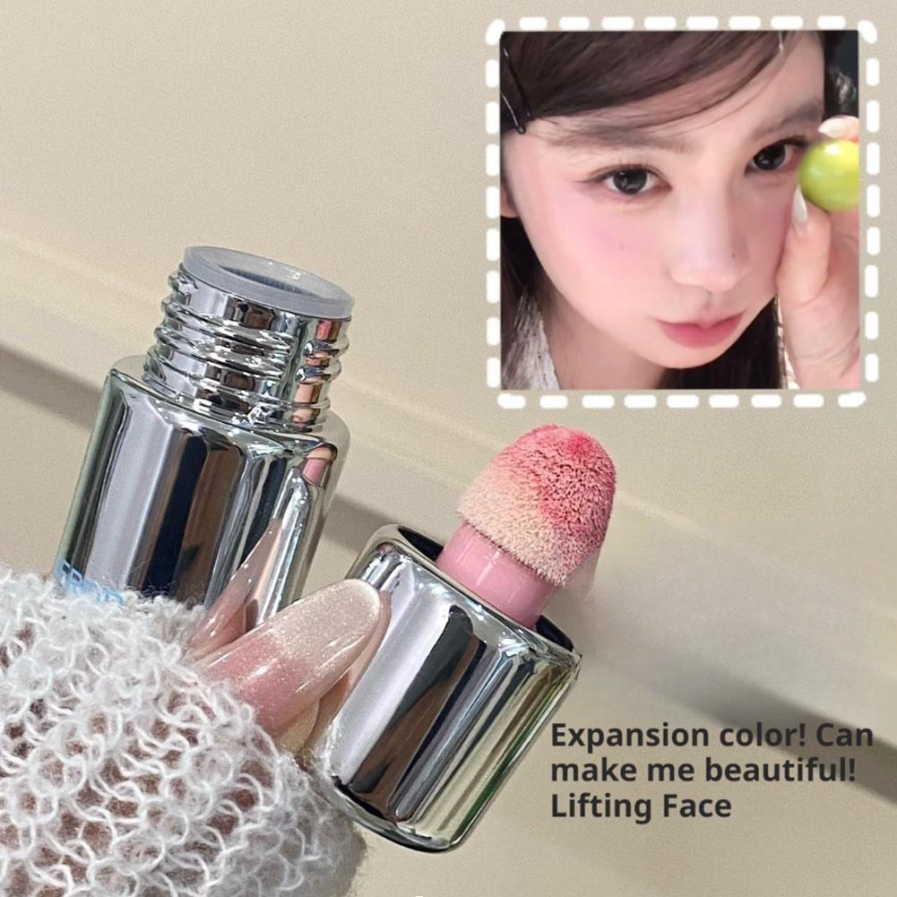 Herorange Liquid Blush Cheek Natural Contouring Brightening Pink Liquid Blush พร้อมแปรง Facial O3