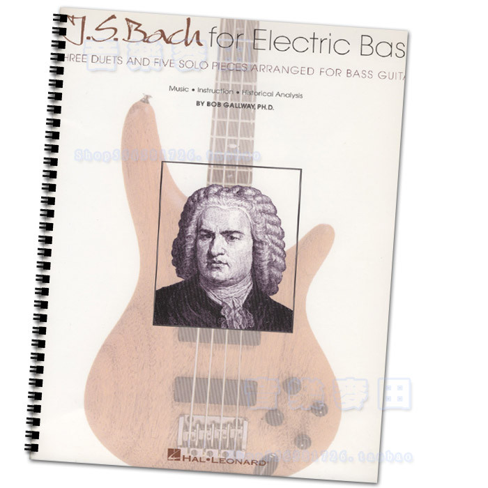 ใช้การแสดงเบสไฟฟ้า Bach BASS Score BASS Score Collection Book หนังสือเรียนการสอน BASS Score BASS Sol
