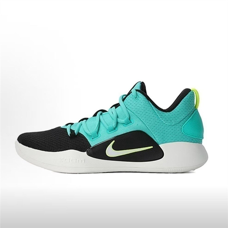 [การต่อสู้จริง] HD2018Hyperdunk สีดําสีม่วงสีดําสีขาวตะกร้าเบาะลมปฏิบัติต่อสู้การดูดซึมช็อกรองเท้าผ้