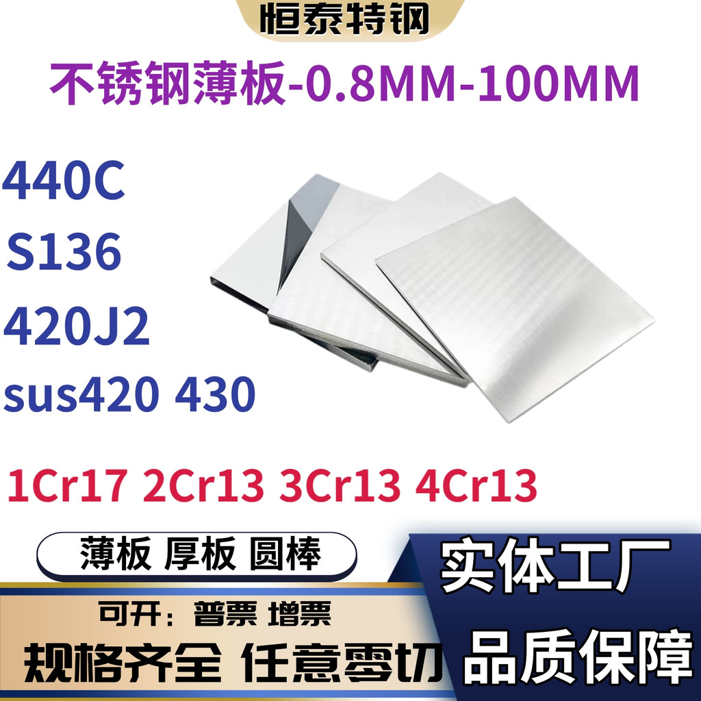 05Cr17Ni4CU4Nb สแตนเลส 06Cr19Ni10 14Cr17Ni2 310S 2MM-10MM แผ่นบาง