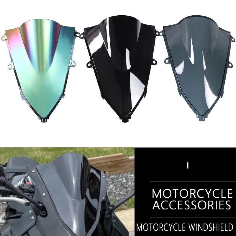รถจักรยานยนต์ Double Bubble กระจกกระจกสําหรับ Honda CBR500R CBR 500R CBR 500 R 2019 2020