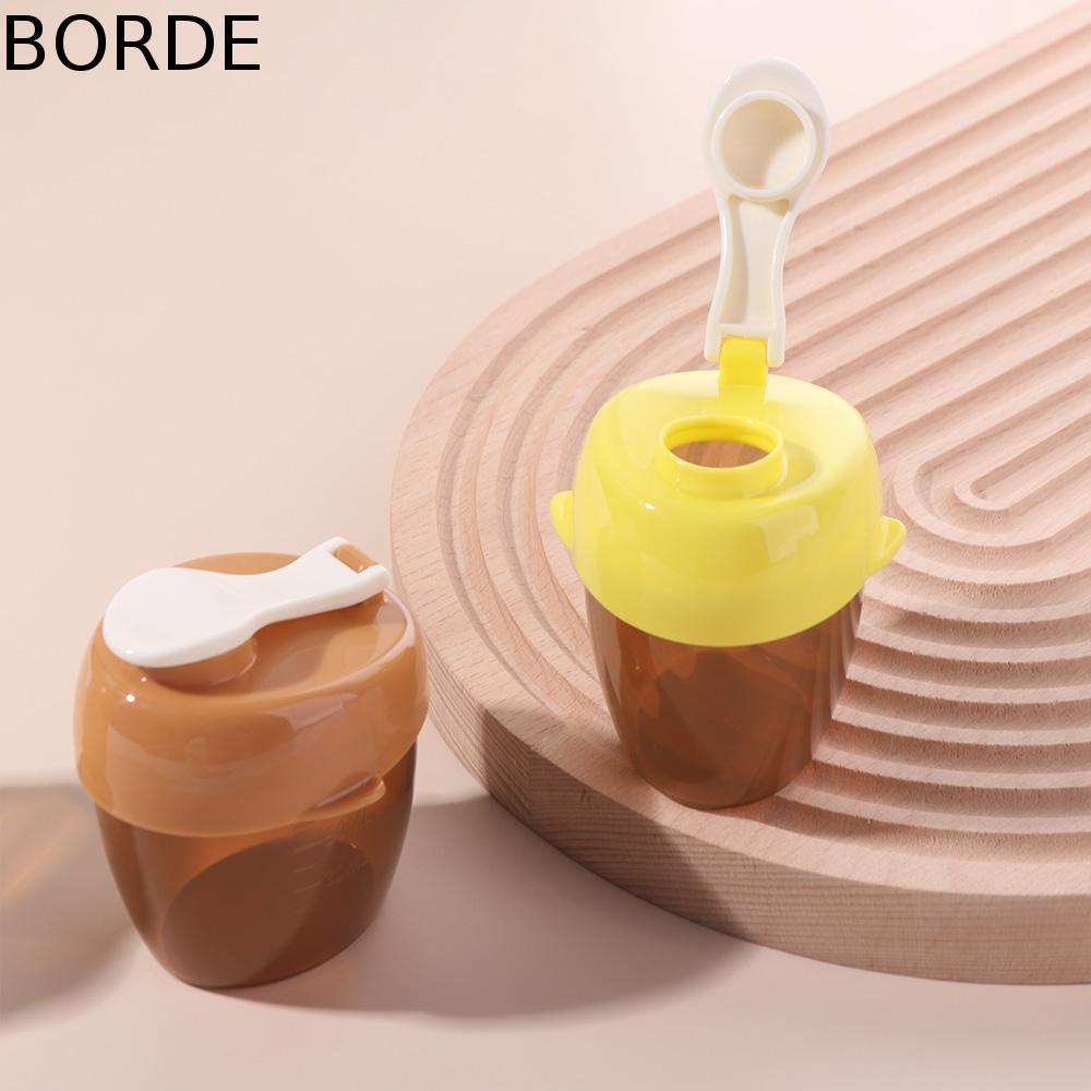 บอร์เด กล่องนมผงเด็ก, นมผงพร้อมช้อนนมผง Toddle ภาชนะขนม, Simple Essential Cereal Seal Jar กล่องอาหาร
