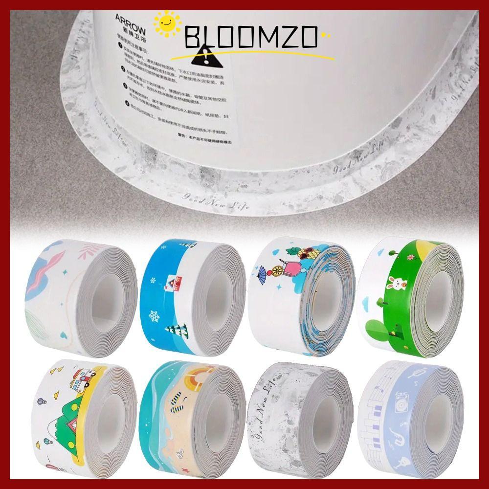BLOOMZO เทปกาว,กันน้ํา 3.2 เมตร/ม้วนตะเข็บเทปกาว,Professional Self Adhesive PVC Anti-Mildew Shower T
