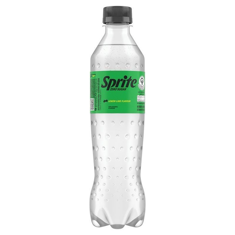 สไปรท์เครื่องดื่มอัดลมกลิ่นเลมอนไลม์สูตรไม่มีน้ำตาล 500มล Sprite Zero Sugar Lemon 500ml. [หมายเลขบาร