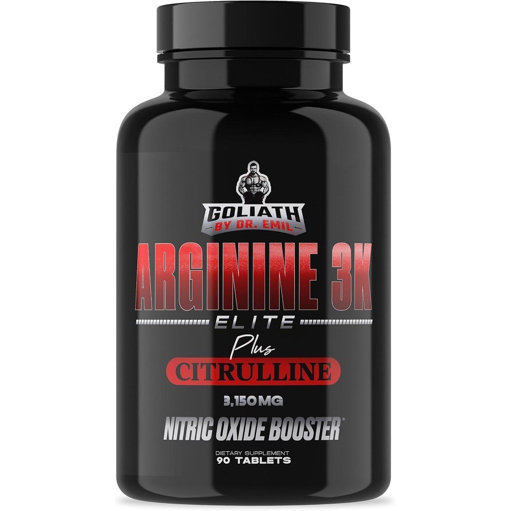 หมอ. Emil-Elite L-Arginine (3150mg)+L-Methionine Maximum Dose-Nitric Oxide อาหารเสริม ใช้สําหรับหลอด