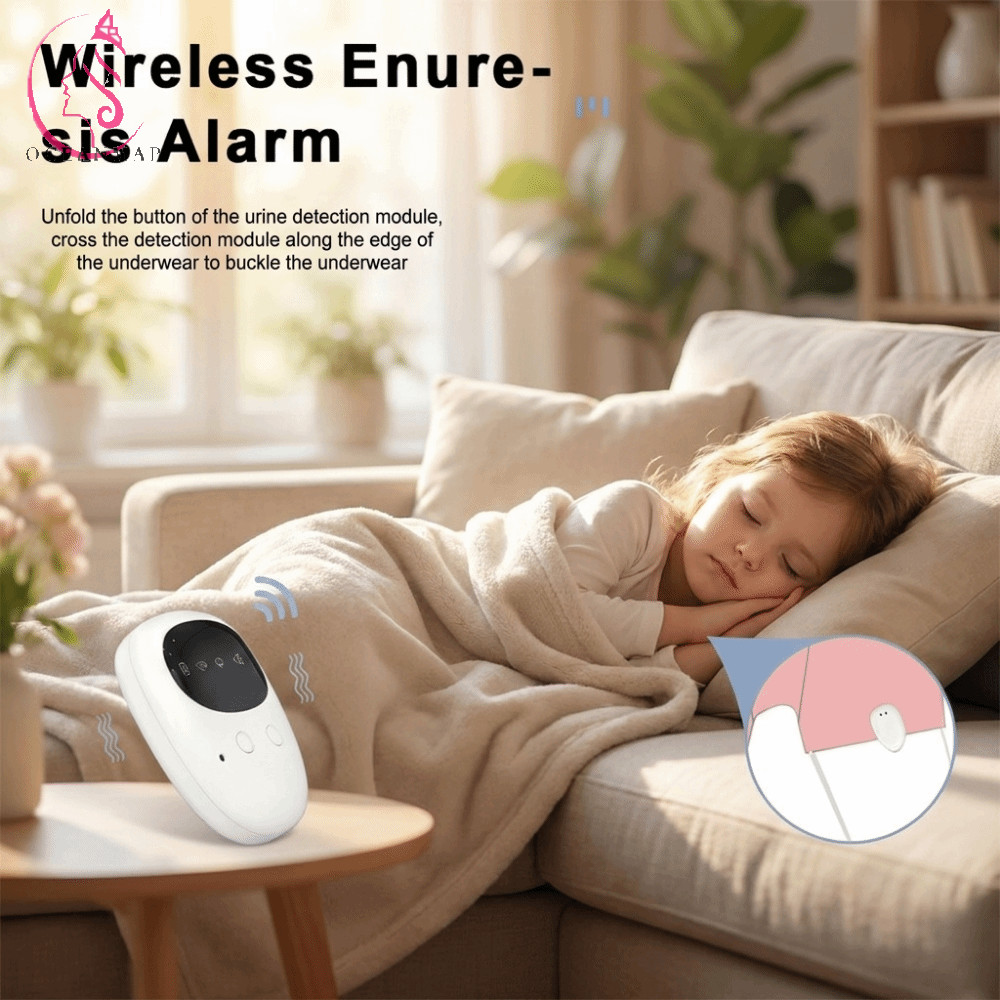 OCEANMAP เตียง Wetting Enures Alarm, ความไวสูง USB ชาร์จ Bedwetting Alarm, ไร้สายแบบพกพาอัจฉริยะ Sen