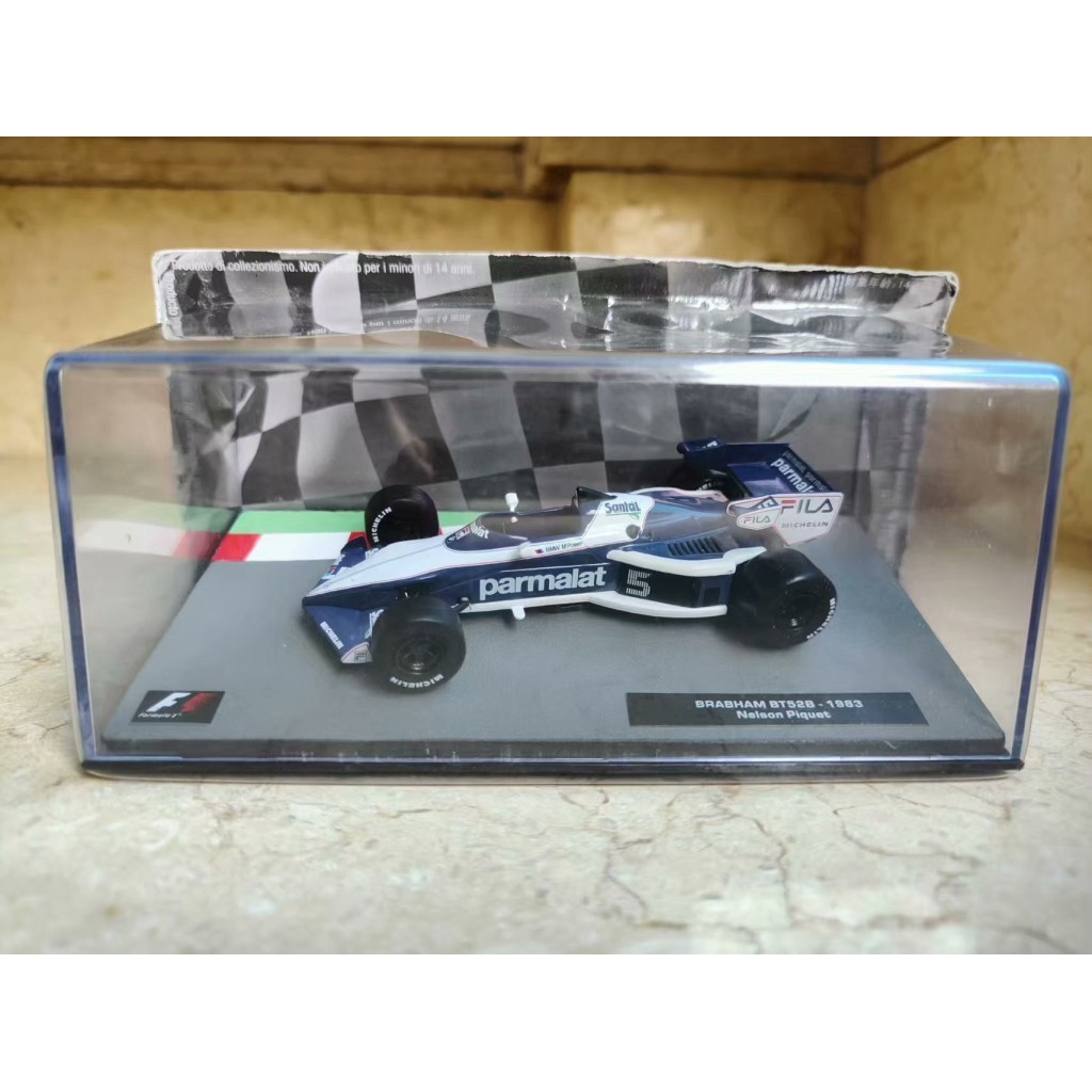 [สต๊อกพร้อม] IXO 1/43 Brahm BT52B 1983 Game Season F1 Championship Car Model, Nelson Piquet No. รถแช