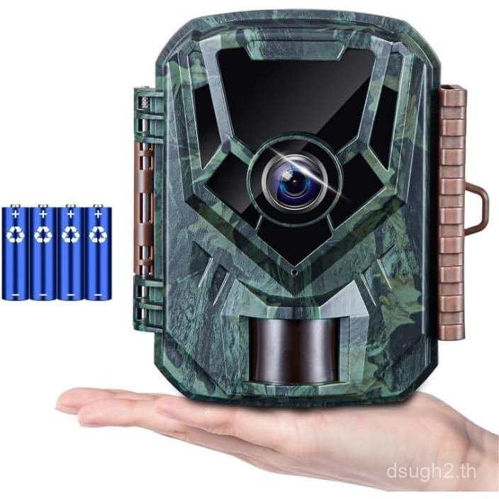 KJKTrailCamera36MP2.7K,MiniGameCameraพร้อมNightVision0.1sTriggerTimeMotionActivated130°กว้าง-มุม,กัน