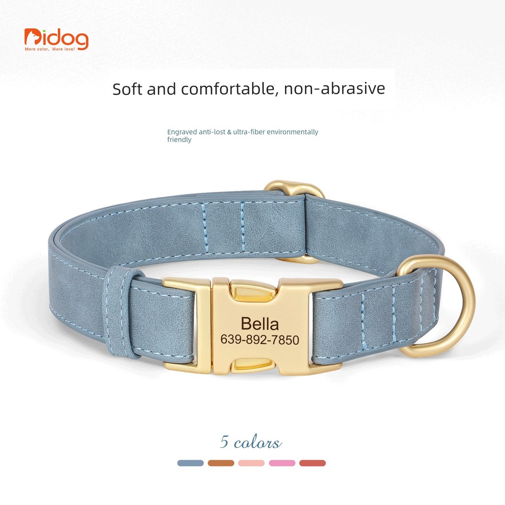 ปลอกคอสุนัข ปลอกคอสุนัขเล็ก ปลอกคอสุนัข ตัวอักษร Teddy Bichon Puppy Collar Small Dog Outing Collar C