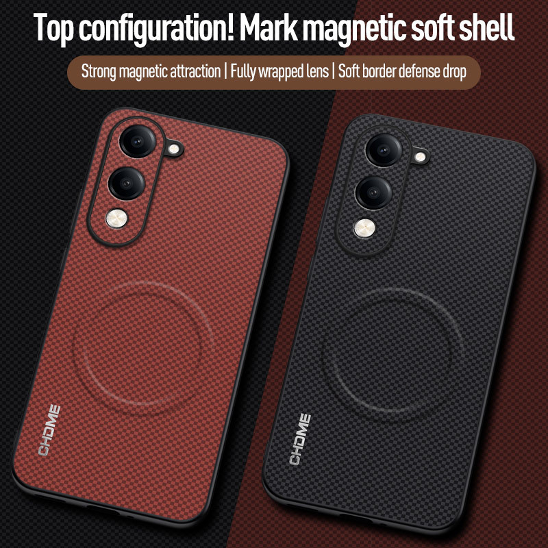หนังแม่เหล็กชายหญิงสไตล์ Shock-proof Antibiotic เคสโทรศัพท์สําหรับ vivo y04 y03 y03t y04s y18 y18t y