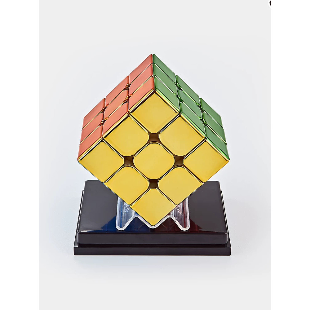 Cyclone Boy Papaya Electroplating Rubiks Cube Third-Order Magnetic Fourth-Order Racing Smoo