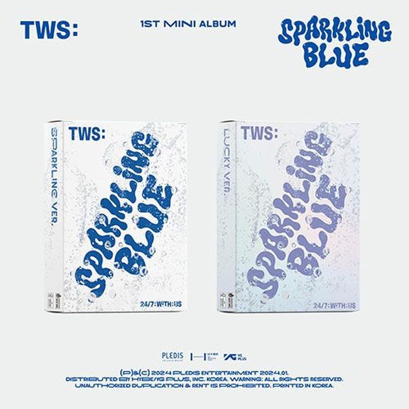 พร้อมสต็อก TWS Debut Album TWS Mini Album 1 Sparkling Blue ใหม่เอี่ยมยังไม่ได้เปิด