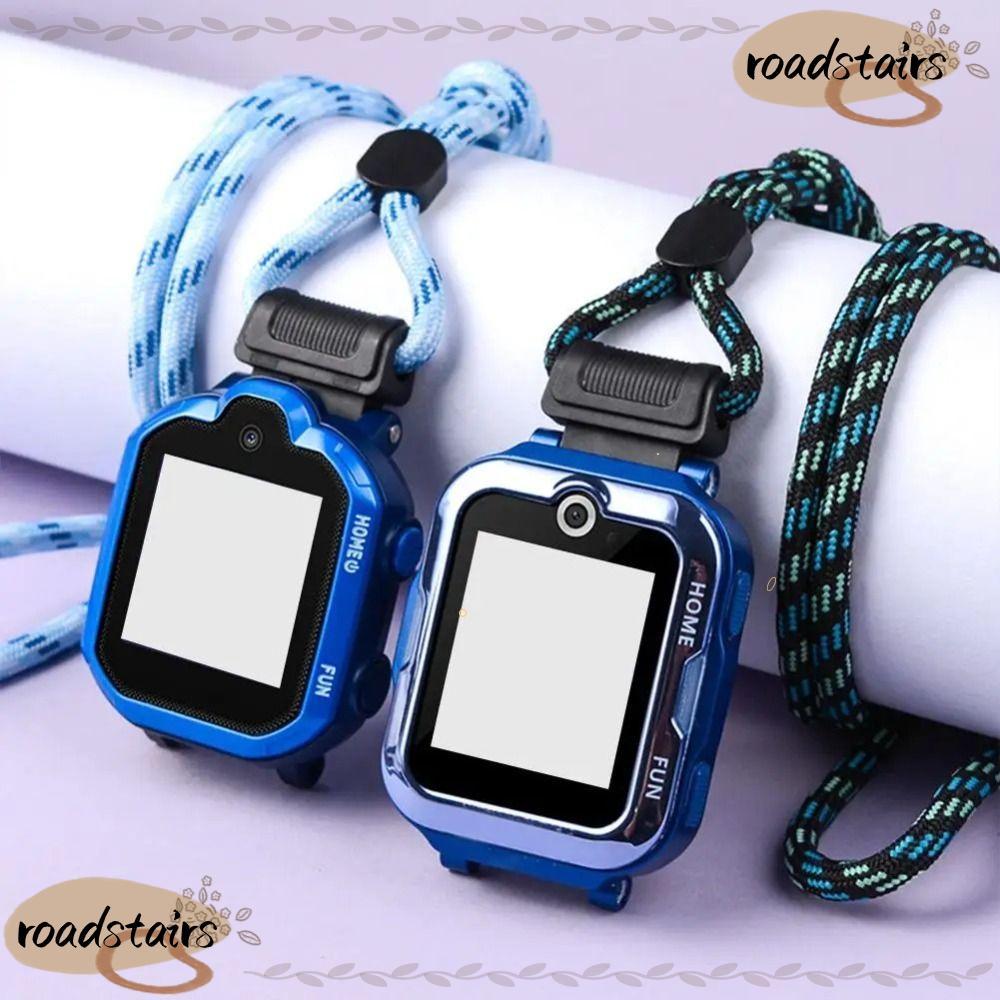 ROADSTAIRS เชือกคล้องนาฬิกาเด็ก,ทนทานปรับความยาวโทรศัพท์สายนาฬิกา,สวมใส่ Universal เด็ก Smartwatch ส