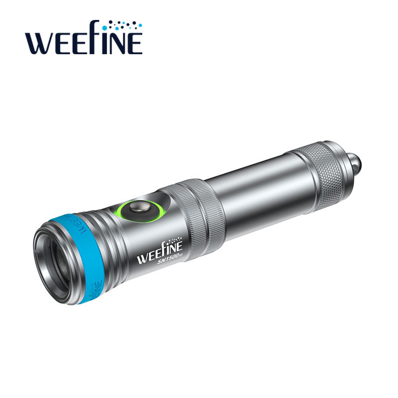 Weefine SN1500 v2 ไฟฉายดําน้ํา Late Night ดําน้ํา 1500 Lumens อายุการใช้งานแบตเตอรี่ที่แข็งแกร่งแฟชั