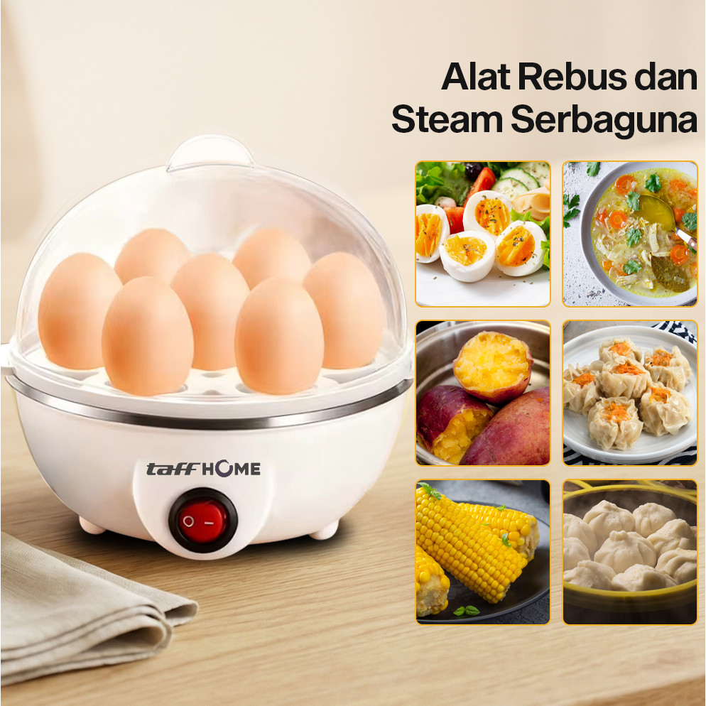 TaffiHOME หม้อหุงไข่ขนาดเล็ก 7 ช่อง 350W - BN-10