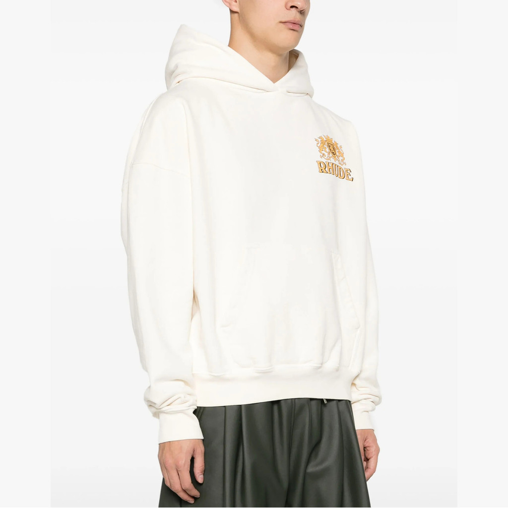 VEMA RHUDE ต้นฤดูใบไม้ร่วงเสื้อกันหนาวมีฮู้ดพิมพ์ลาย High Street หลวมผู้ชายผู้หญิง Hoodie