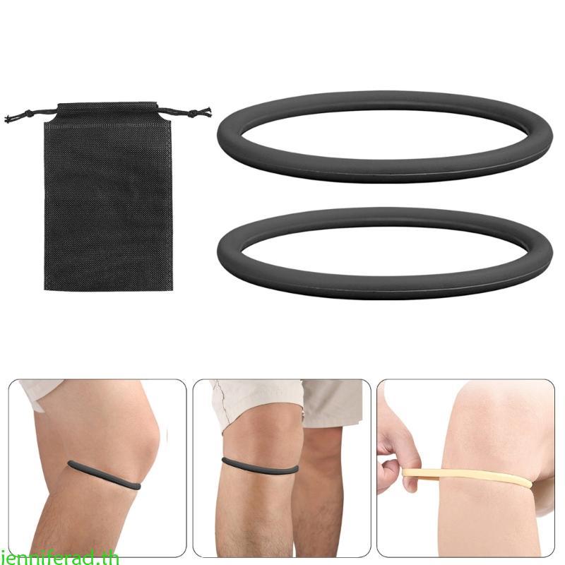 Jenniferad 1 คู่ Patella Tendon เข่าสายรัดเข่าแถบซิลิโคน Patella Band Patella เข็มขัดกีฬา Patella สา