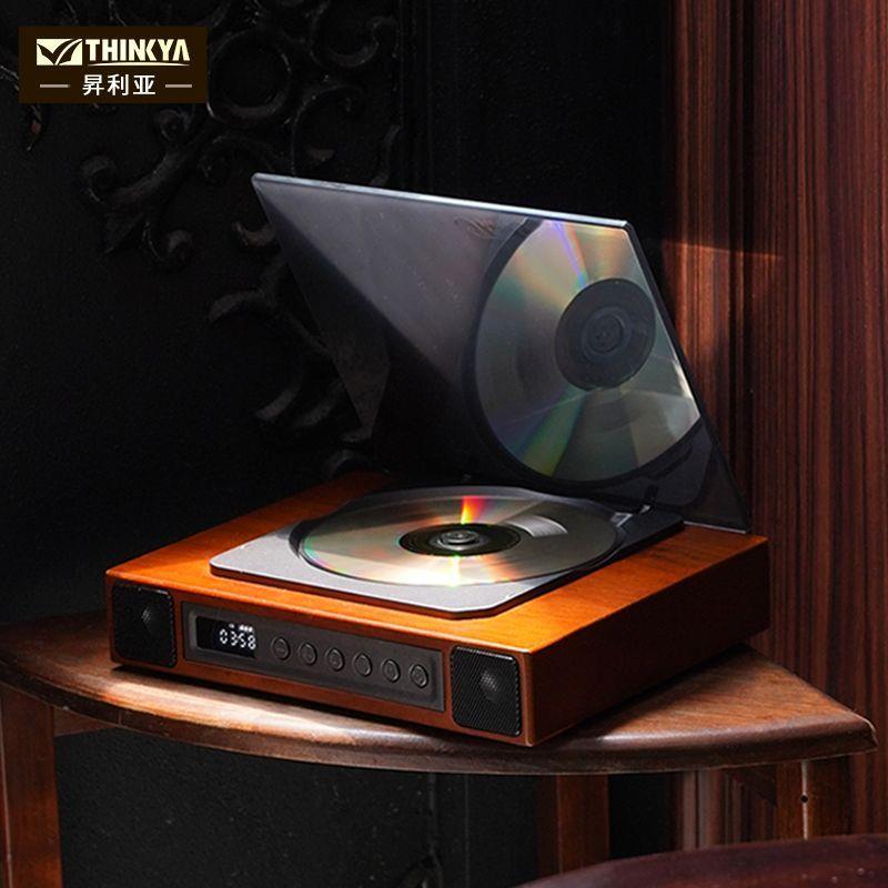 THINKYA K10 Retro Fever CD Player อัลบั้ม CD Player ลําโพงเสียงรวม THINKYA K10 Retro Fever CD Player