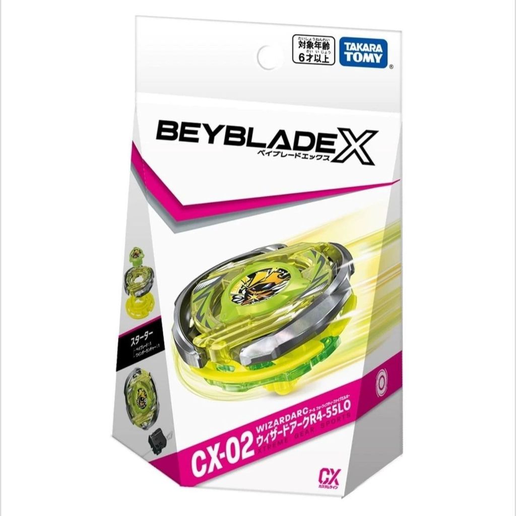 TAKARA TOMY Tomei beyblade beyblade CX-02 Wizard Arc Light R4-55LO