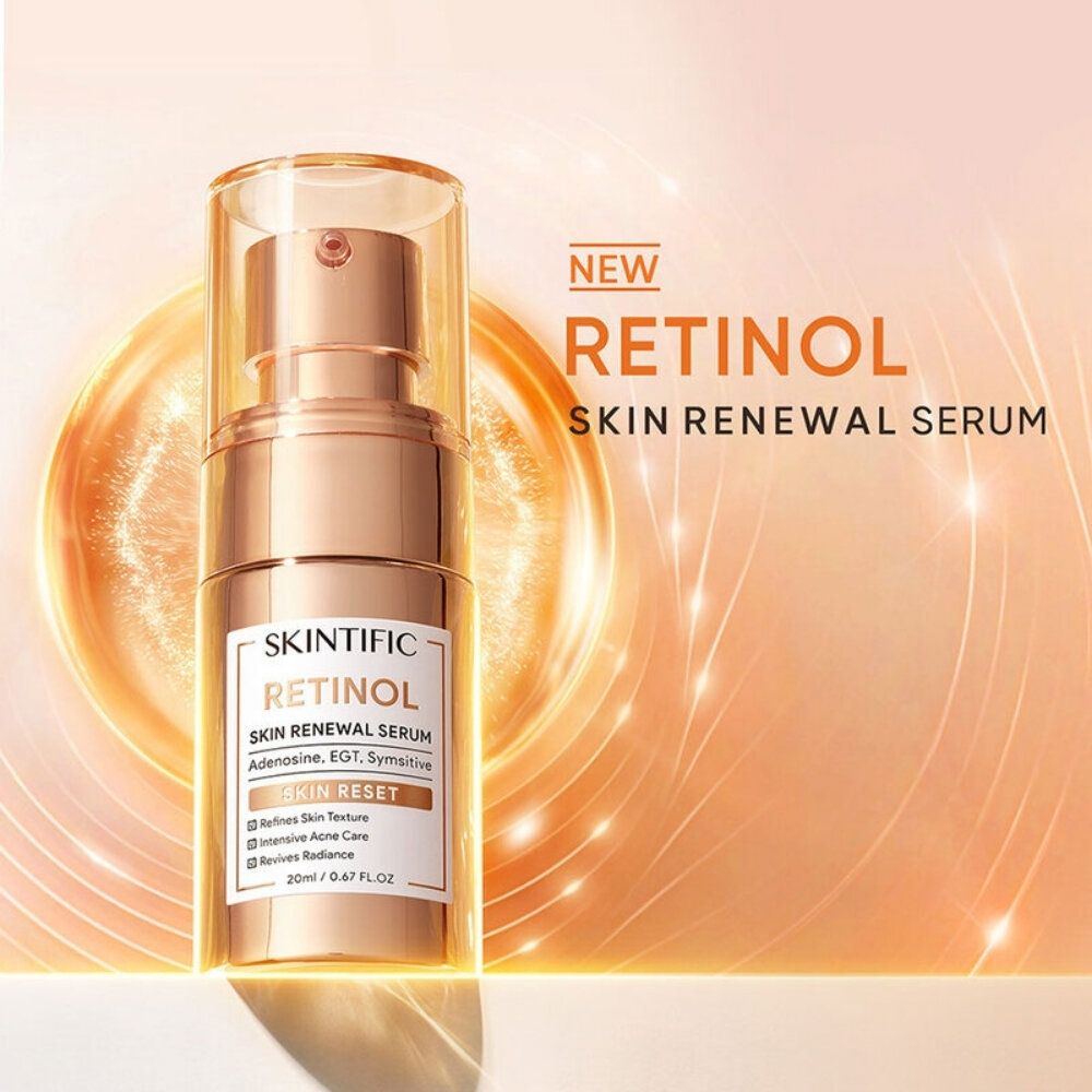 SKINTIFIC สคินทิฟฟิค เรตินอล สคิน รีนิวเวิล เซรั่ม 20 มล. — صورة 2