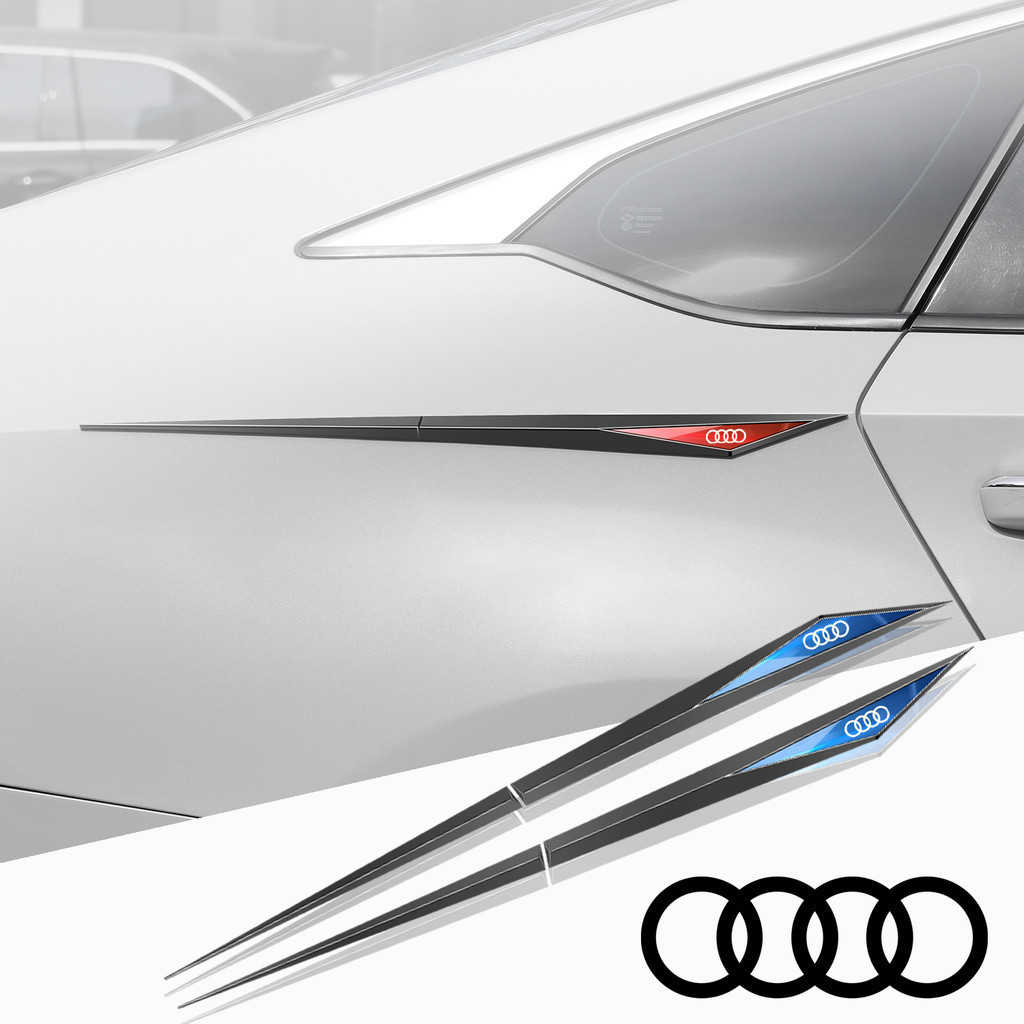 2pcs สติกเกอร์รถ TPU รถอุปกรณ์เสริม para auto สําหรับ audi A4 b6 b7 b9 a3 8l 8p 8v q3 A7 A4 b8 a6 c6