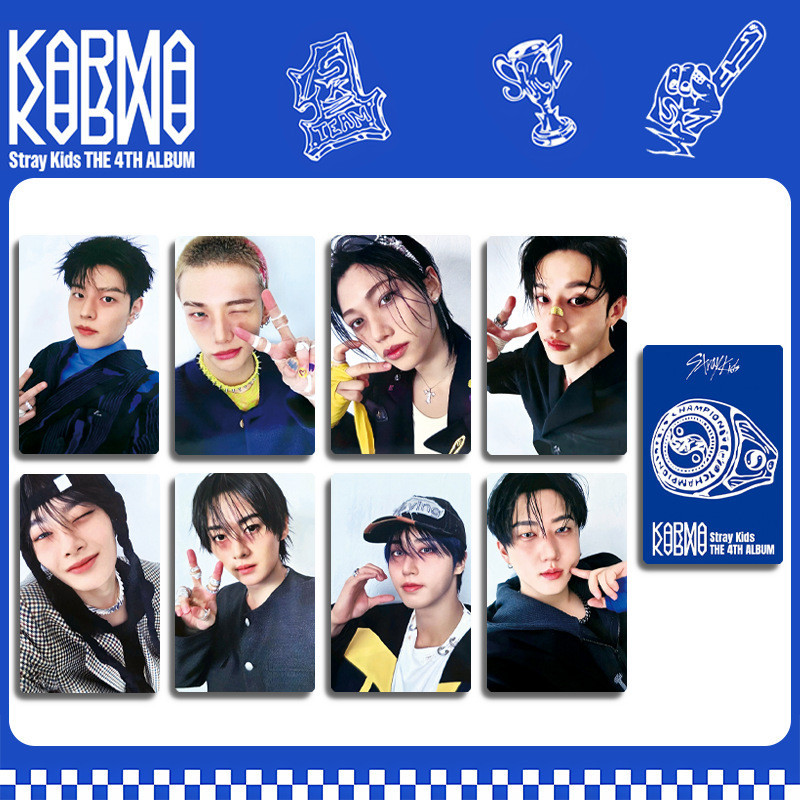 StrayKids < KARMA > การ์ดอัลบั้ม โปสการ์ด การ์ดโบนัส การ์ดนําโชค การ์ดสุ่ม สินค้า