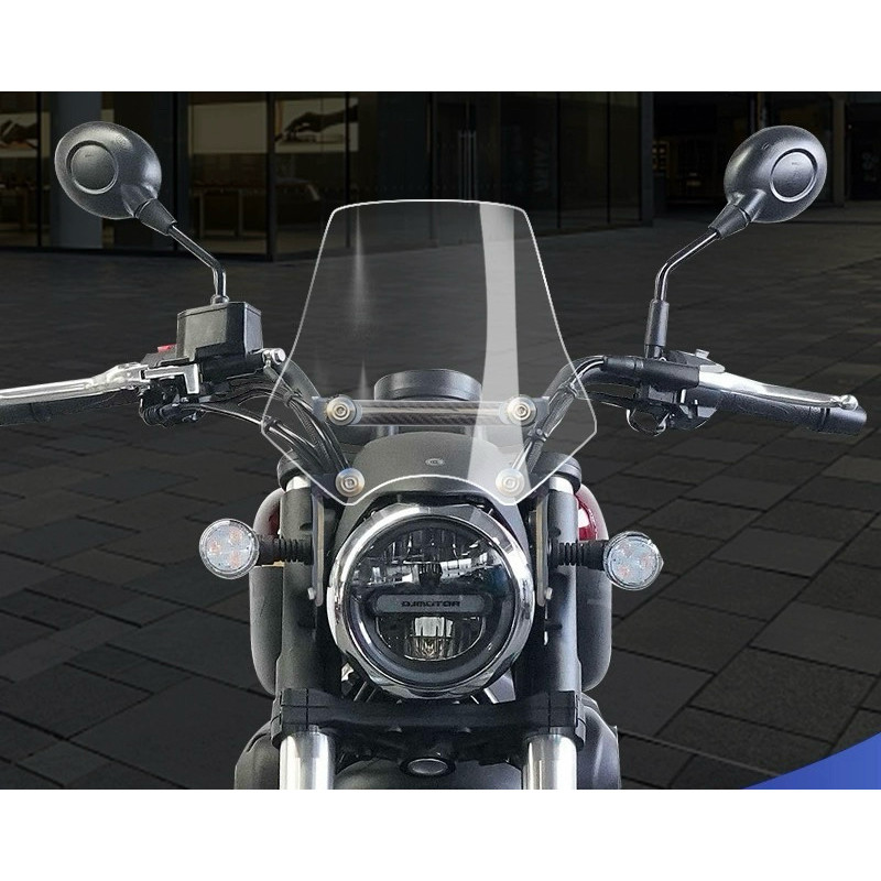 สําหรับ AQJMOTO SRV250 อุปกรณ์เสริมกระจกหน้ารถ Retro กระจกหน้ารถขนาดเล็กรถพิเศษวงเล็บดัดแปลงโดยเฉพาะ