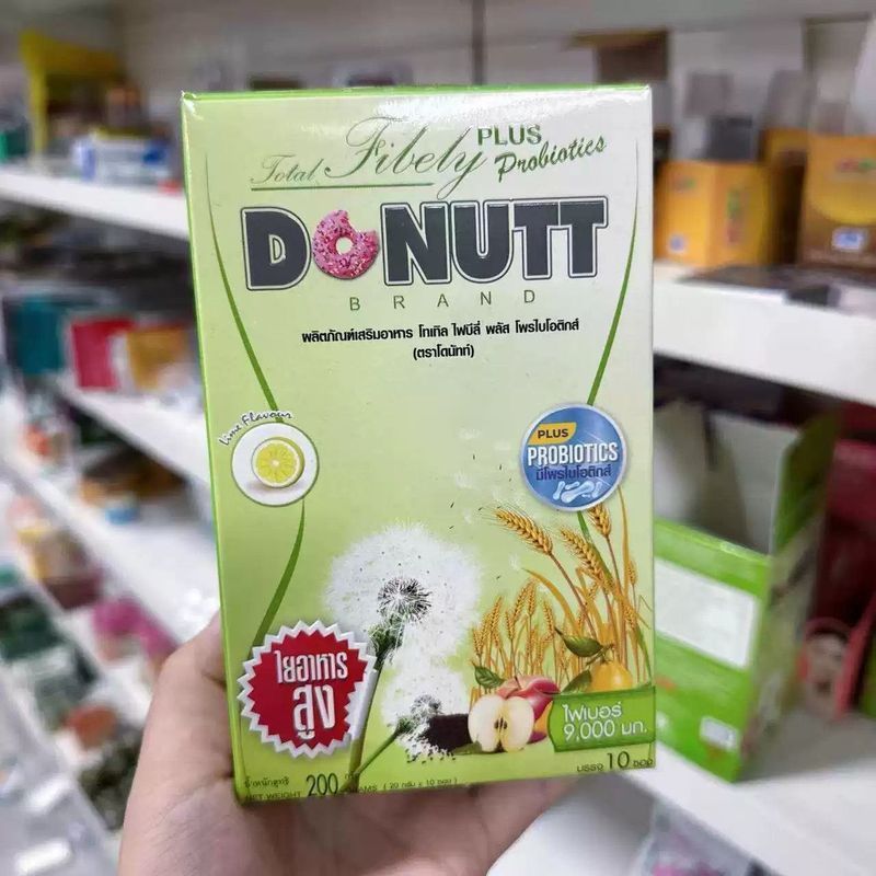 ประเทศไทย 711 ของแท้ Dolly Fiber Donut Jelly ผลไม้ผักเอนไซม์ จัดส่งภายใน 15 วัน [จัดส่งภายใน 15 วัน]