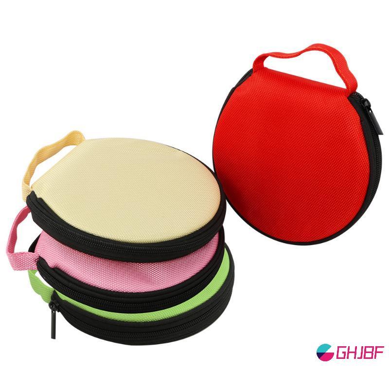 GHJBF] แบบพกพา CD Dunk กรณี 20 ความจุ Dual ใช้รอบ Oxford ผ้าสําหรับ Music Lovers Car Home Disc Stora