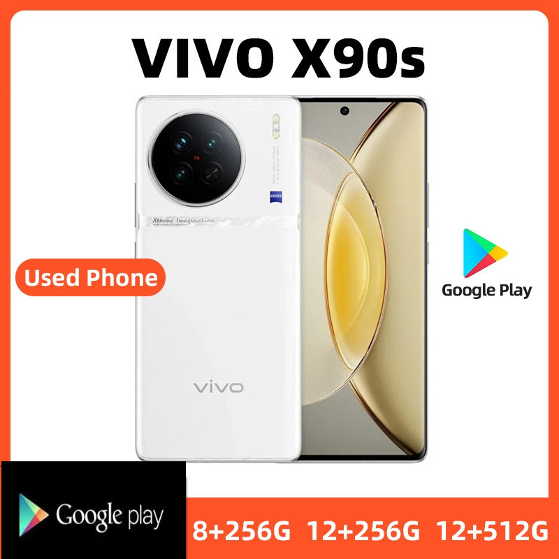 VIVO X90S 5G 256GB ROM SmartPhone Conditioning ที่ยอดเยี่ยมจัดส่งฟรีโทรศัพท์มือสอง