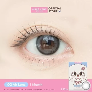 Sisse Lens รุ่น BuBu สี Ash Brown/Cloud Gray คอนแทคเลนส์รายเดือน O2 Air Lens