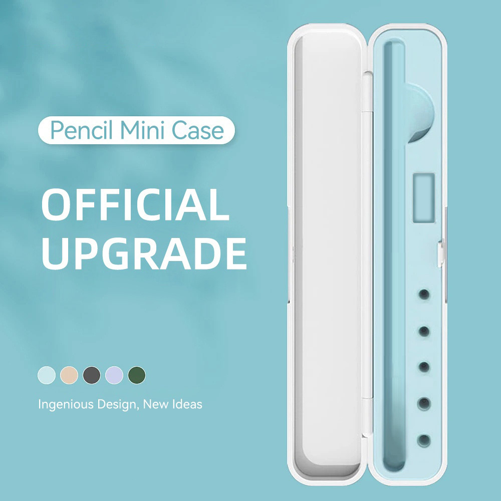 กล่องเก็บปากกา กล่องเก็บดินสอ สไตลัส กล่องเคส สำหรับไอแพด Apple Pencil 1st 2nd Gen แบบพกพา
