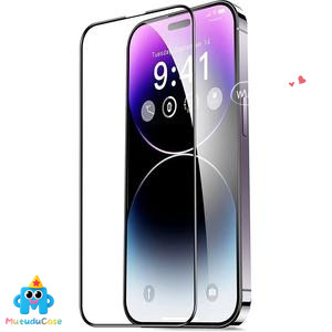 ตัวป้องกันหน้าจอแก้วที่มีอารมณ์โปร่งใส 9D เคสไอโฟน16 17 AIR 11 15 12 14 13 Pro Max XR 16 14 6 15 7 6s 8Plus X XS MAX SE