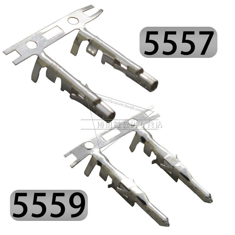 5557 Connector Shrrapnel Connector Terminal หัวกดเย็น 5559 Crimping ปลั๊กโลหะยาง Shell Reed Connecto