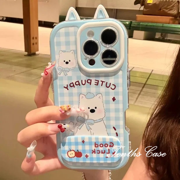 สําหรับ Infinix Smart 10 9 8 7 6 5 2020 Hot 50i 40i 30 30i 20i 9 10 Play Spark Go 2024 2023 หมายเหตุ 40 30 Pro ITEL RS4 น่ารัก West Highland Puppy กระจกเคสโทรศัพท์ฝาครอบนุ่ม